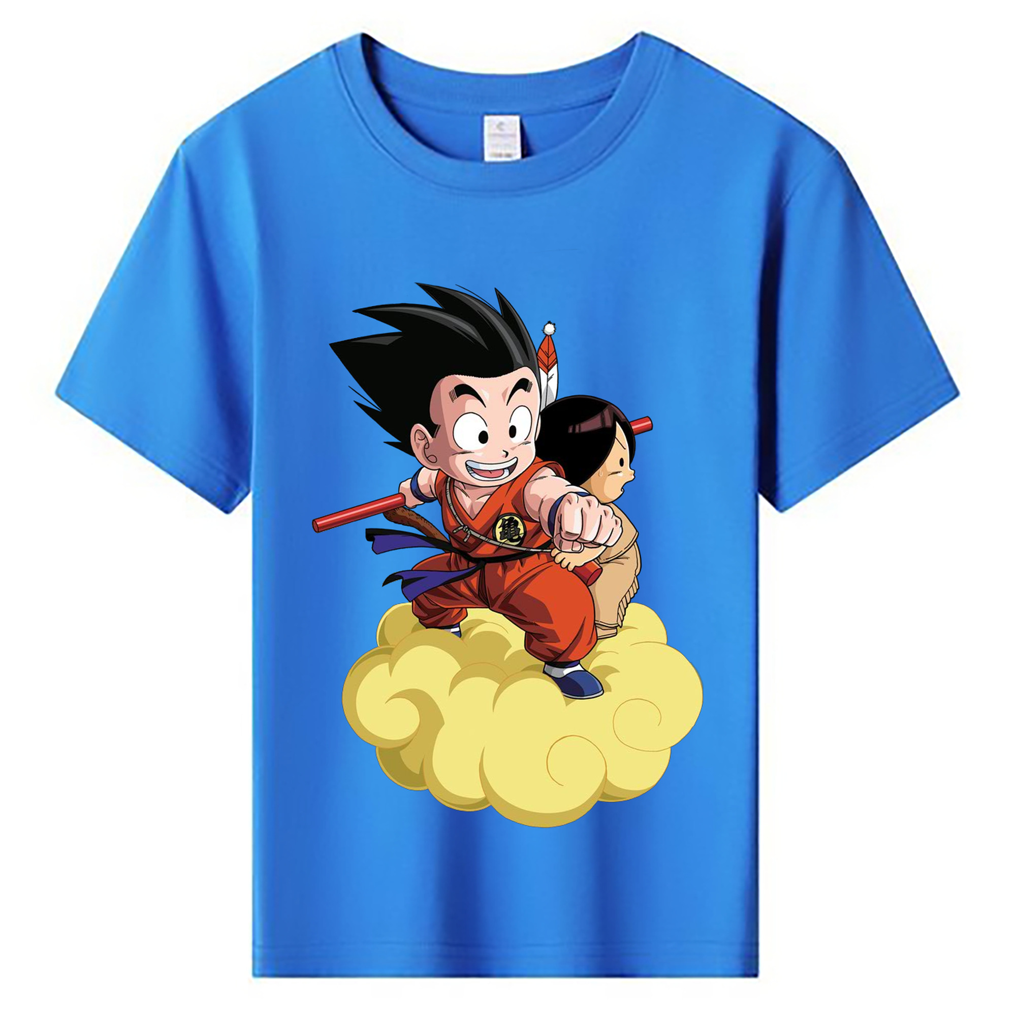 （画像用） ドラゴンボール 孫悟空（そん ごくう）Son Goku カカロット DRAGON BALL Kakarotto 綿100％キッズTシャツ（フロントプリント）